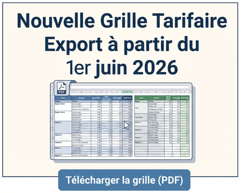 Grille Tarifaire 2026
